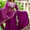Magenta Lehenga Choli with Zig-Zag Embroidery Work